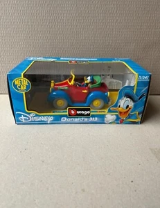 Bburago Disney Donald's car Auto di Paperino 1/24 NEW - Foto 1 di 1