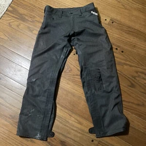 ICON UNISEX RAIDEN HYCOR WATERPROOF BREATHABLE MOTORCYCLE OVERPANTS PANTS UX D30 - Picture 1 of 5