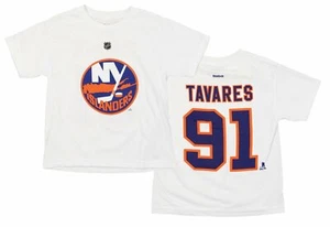 Reebok NHL Youth New York Islanders JOHN TAVARES #91 Player Graphic Tee - Picture 1 of 5