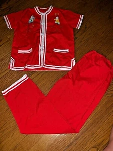 Buttercup Shantou China CHINESE NEW YEAR Pants Suit Outfit RED Size 14 ❤️tw4j2 - Picture 1 of 9