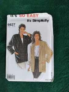 CHAQUETA DE COLECCIÓN SIMPLICITY MISSES SIN FORRAR PATRÓN - 9827 - Imagen 1 de 5