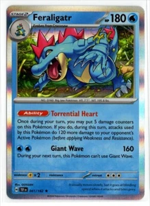 Pokemon Fuerzas Temporales Holo Raro 041/162 Feraligatr - Imagen 1 de 1