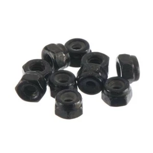 Axial AX31147 M2 Nylon Locking Hex Nut 2mm Black (10) : SCX10 - Picture 1 of 1
