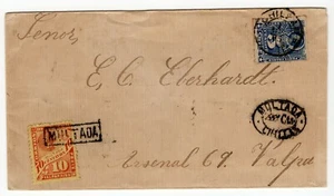 Chile 1895 Chillán Valparaíso IVATADO Cubierta X-RARA debido cancelación pieza de exhibición perfecta - Imagen 1 de 2