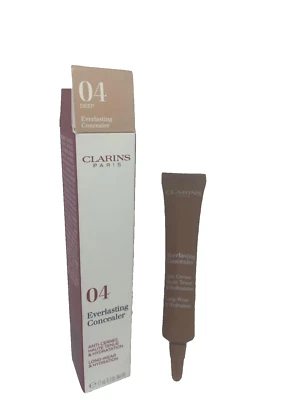 Clarins Everlasting Concealer 04 Deep, Long Wear & Hydrating 0.4 OZ NIB - Image 1 of 2