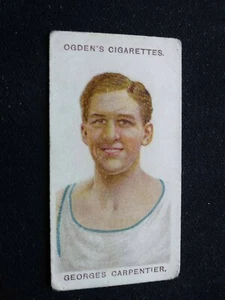 1915 Ogden's Ltd. Boxers Card # 10 Georges Carpentier (HOF) (VG/EX) - Picture 1 of 3
