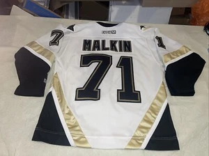 CCM Evgeni Malkin Pittsburgh Penguins NHL Jersey White Mic Men Medium 2006 - Picture 1 of 9