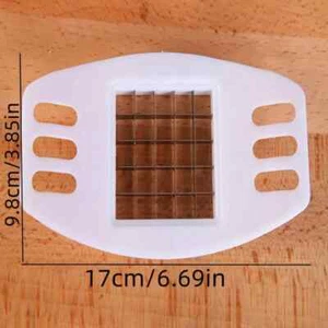 Tagliapatate 1pz - Affettatrice e tritatutto per verdure in acciaio inox per patatine fritte, frutta - Foto 1 di 4