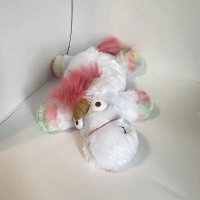 Almohada arco iris de felpa de unicornio mullida de estudio universal Despicable ME Minion Mayhem Foto 1 de 4