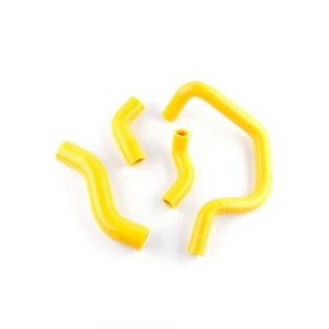FIT 05-06 HONDA VT750 DCB SHADOW SPIRIT SILICONE RADIATOR HOSE KIT YELLOW - Picture 1 of 9