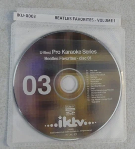 U-Best Karaoke iktv Beatles Favorites Disc 1 - Picture 1 of 2