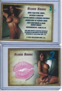 Alexis Amore Firmato e Baciato Trading Card Collectors Expo Model #2 - Foto 1 di 1
