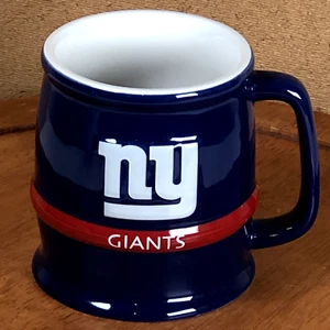 New York NY Giants 3D Letters NFL Blue Ceramic Coffee Mug Cup - Picture 1 of 5