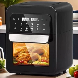 8-in-1 Air Fryer Oven 6.5 Quart 1400W Electric Hot with Digital Touch Screen - Picture 1 of 10