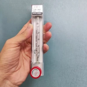 0.1-1LPM Gas Glass Rotor Flowmeter LZB-3WB6 Air Body Oxygen Hydrogen Nitrogen Am - Picture 1 of 7