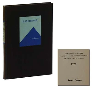 Essentials ~ JEAN TOOMER ~ Signed Limited First Edition 1st ~ 1931 - Picture 1 of 4