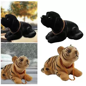 Cute Bobble Head Dog Toy Figurine Shaking Head Dog for Car Dashboard Decor - Picture 1 of 15