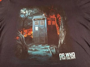 Dr. Who Shirt DR. WHO & THE DALEKS T-SHIRT XL TARDIS - Picture 1 of 4