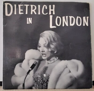 MARLENE DIETRICH - DIETRICH IN LONDON 1965 PYE NPL 18113 UK MONO LP - Picture 1 of 3