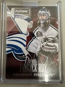 2013-14 Panini Playbook /249 Patrick Roy #100 HOF - Foto 1 di 2