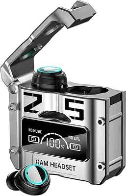 Wireless Bluetooth M25 BT5.3 Sport Earbuds with Environment Noise Reduction - Image 1 of 4