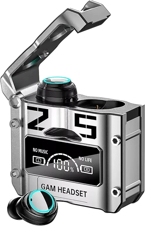 Wireless Bluetooth M25 BT5.3 Sport Earbuds with Environment Noise Reduction - Image 1 of 4