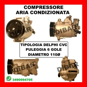 COMPRESSORE ARIA CONDIZIONATA 13803 VW CADDY-EOS-GOLF-JETTA-PASSAT 5K0820803X - Foto 1 di 1
