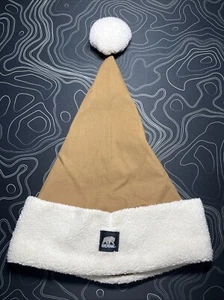 BERNE WORKWEAR CANVAS SHERPA HOOD CAP CONE WINTER SANTA HAT OSFM - Picture 1 of 3