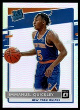 2020-21 Donruss Optic Silver Immanuel Quickley Rookie New York Knicks #175