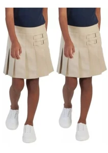 French Toast Youth Girls 2-pack Skort, Beige, Size 12 NWT - Picture 1 of 6
