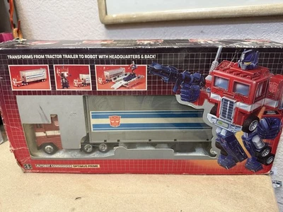 Vintage Transformers G1 Optimus Prime w/Original Box and Some Accessories - Image 1 of 4