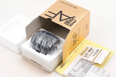 [Unused in Box] Nikon AF Nikkor 50mm F1.4 D Standard Lens F Mount For F100 JAPAN - Image 1 of 4