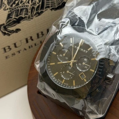 博柏利 BU2301 计时码表手表 未使用 盒子和保护膜 — 第 1/4 张图片