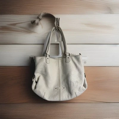 Bolso Hobo Cole Haan Grande de Cuero Blanco Bolso de Hombro Falta Correa Ajustable Foto 1 de 4