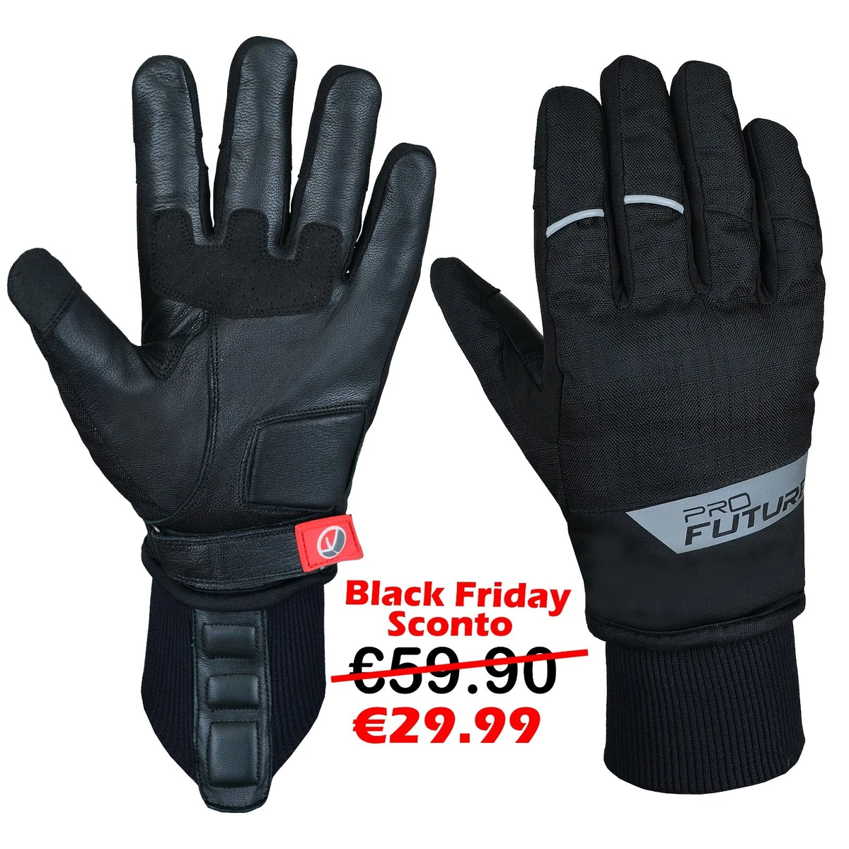 Guanti Moto Invernali Ed Estivi Guanti Moto In Pelle Blade - Foto 6