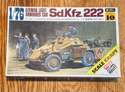 藤士米 1/76 世界盔甲系列。 德国轻型装甲车 SD.Kfz.222 套件编号 WA10 — 第 1/4 张图片