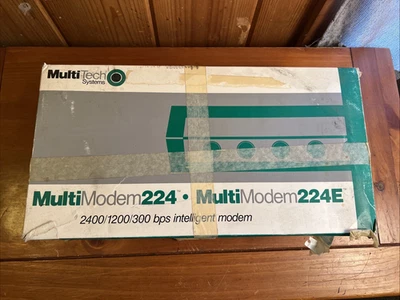 MultiTech Systems Multi Modem 224 MT224AH w/ Power Supply Exc. In Box - Image 1 of 3