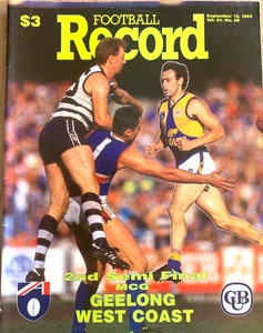 1992 VFL Second Semi Final Final Geelong v. West Coast - Picture 1 of 2