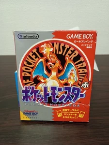 Game Boy Pokemon Red Pocket Monsters Red - Japan Edition - CIB Tested - Picture 1 of 14