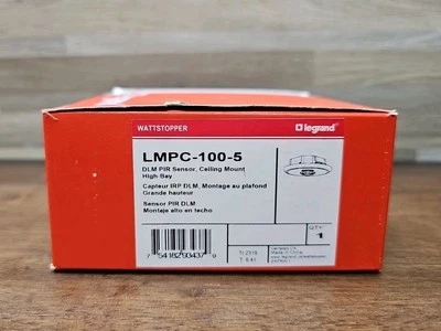 Wattstopper LMPC-100-5 Digital PIR Occupancy Sensor Free Shipping  - Image 1 of 3