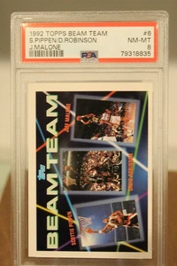 1992-93 Topps Beam Team Card #6 PSA Graded 8 - Picture 1 of 2