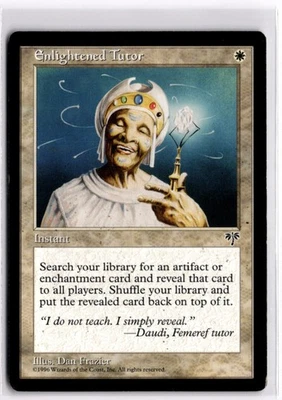 Enlightened Tutor  Mirage 14 MP x1 MTG Magic: the Gathering - Image 1 of 2