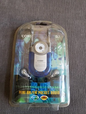 Vintage Y2K Mini AM FM Pocket Radio - Brand New Sealed! - Image 1 of 4