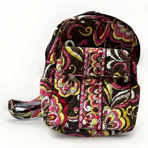 Vera Bradley Medallion Paisley Campus Quilted Backpack School Bag Book Bag - Picture 1 of 7