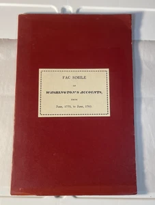 Fac Simile Of Washington's Accounts During the Revolutionary War, #1114 of 1783 - Bild 1 von 9