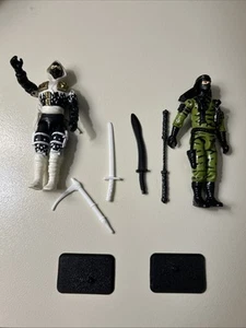 VTG GI Joe Storm Shadow Nunchuk Ninja Force Hasbro Figure 100% Complete 1992 YF2 - Picture 1 of 4