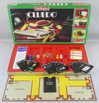 Cluedo Board Game 1983 Waddington's Vintage Retro Original 100% Complete - Image 1 of 4
