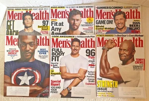 MEN'S HEALTH MAGAZINE ISSUE LOT OF 6 - January thru August 2019 - Bild 1 von 8