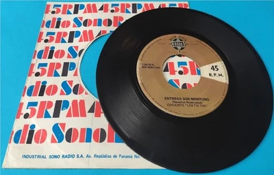 LOS TIC TAC "Entrega son montuno" PERUVIAN PSYCH CUMBIA, PSYCH GUARACHA, 7" VG+ - Image 1 of 4