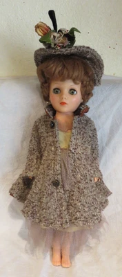 Vintage Eegee 1 1/2-R 14" Moda Debutante? Pendientes de vinilo ojos dormidos para muñeca Foto 1 de 4